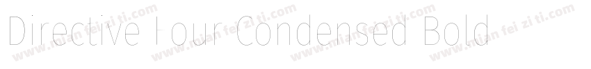 Directive Four Condensed Bold字体转换